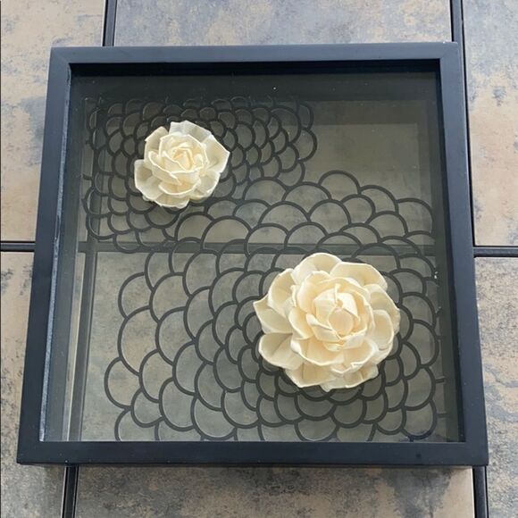 Pier 1 Shadow Box Wall Art Decor - Picture 1 of 5